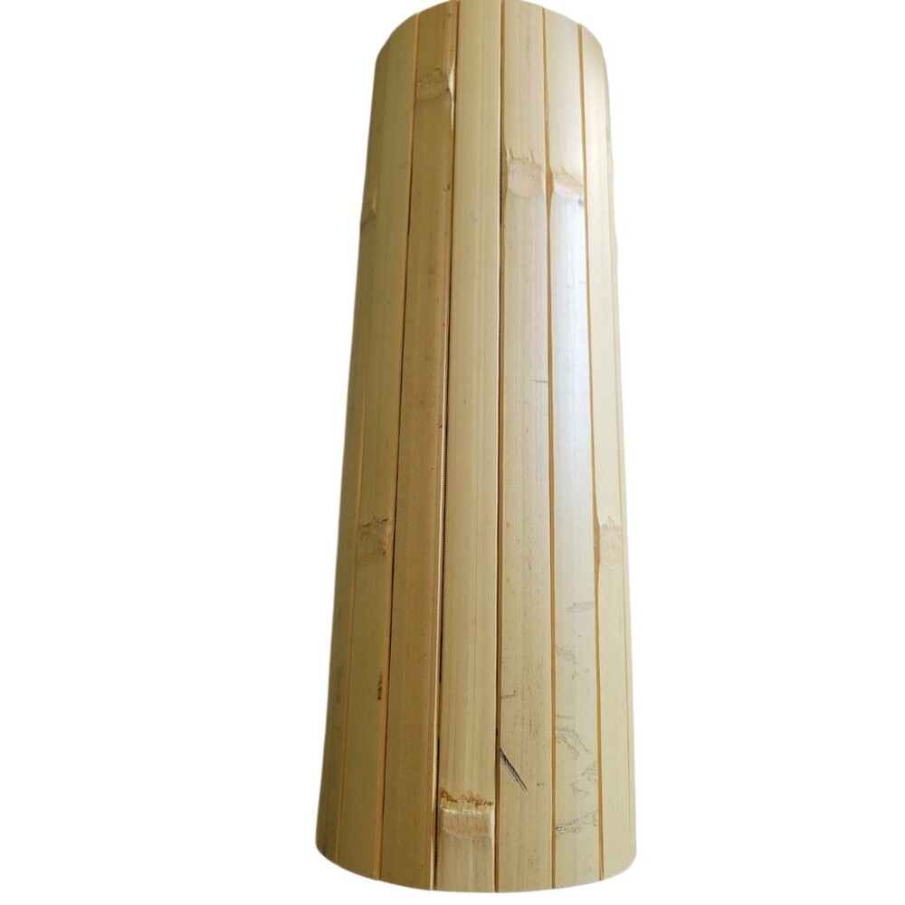 Natural Bamboo Wall Panel for Interior Wall Decor 12" X 90" Pole Wrap NWOB